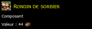 Rondin de sorbier