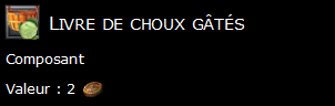 Livre de choux gâtés