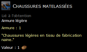 Chaussures matelassées