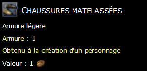 Chaussures matelassées