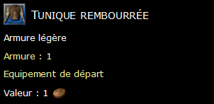 Tunique rembourrée