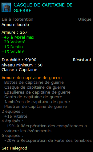 Casque de capitaine de guerre