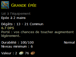 Grande épée