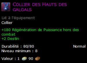 Collier des Hauts des galgals