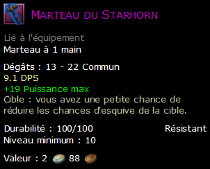 Marteau du Starhorn