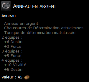 Anneau en argent