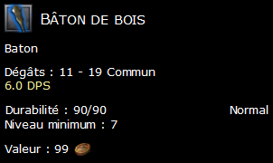 Bâton de bois