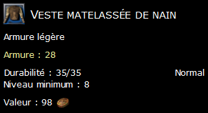 Veste matelassée de nain