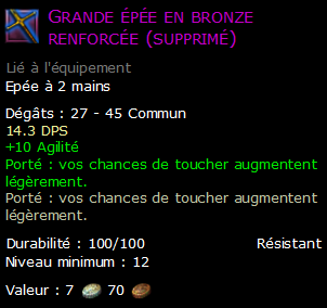 Grande épée en bronze renforcée (supprimé)