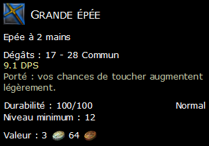 Grande épée