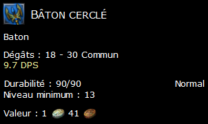 Bâton cerclé