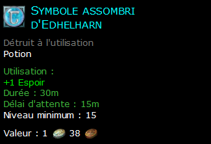 Symbole assombri d'Edhelharn