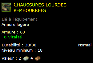 Chaussures lourdes rembourrées