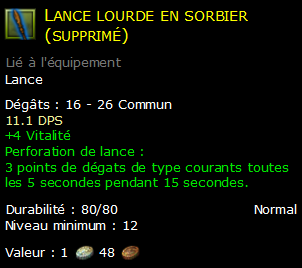 Lance lourde en sorbier (supprimé)