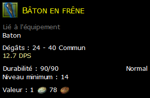 Bâton en frêne