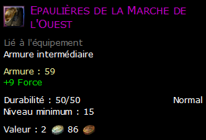 Epaulières de la Marche de l'Ouest