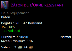 Bâton de l'Orme résistant