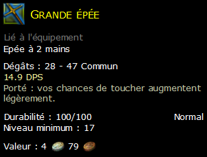 Grande épée