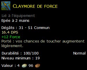 Claymore de force