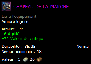 Chapeau de la Marche