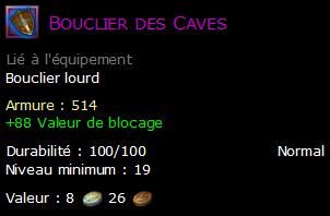 Bouclier des Caves