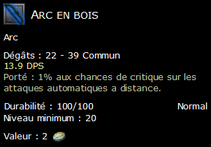 Arc en bois