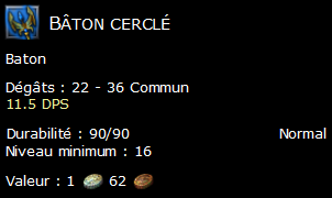 Bâton cerclé