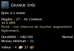 Grande épée