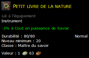 Petit livre de la nature