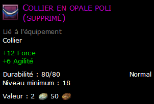 Collier en opale poli (supprimé)