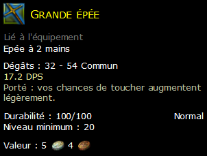 Grande épée