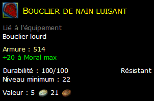 Bouclier de nain luisant