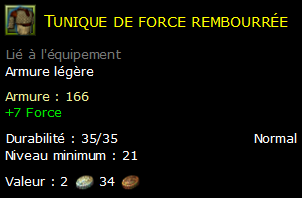 Tunique de force rembourrée