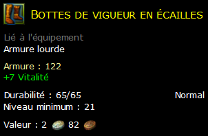 Bottes de vigueur en écailles