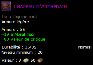 Chapeau d'Arthedain