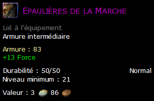 Epaulières de la Marche