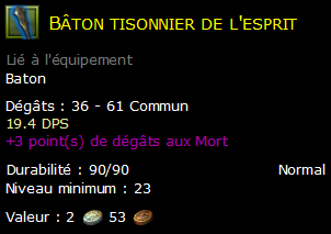 Bâton tisonnier de l'esprit