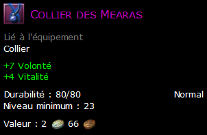 Collier des Mearas