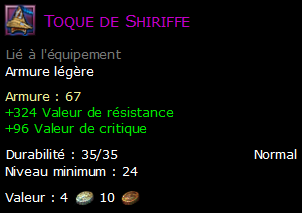 Toque de Shiriffe