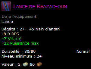 Lance de Khazad-dum