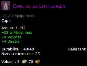 Cape de la Lothlorien