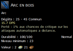 Arc en bois