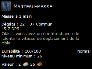 Marteau-masse