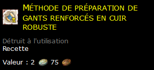 Méthode de préparation de gants renforcés en cuir robuste