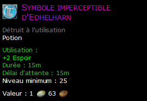 Symbole imperceptible d'Edhelharn