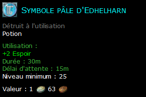 Symbole pâle d'Edhelharn