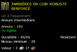 Jambières en cuir robuste renforcé