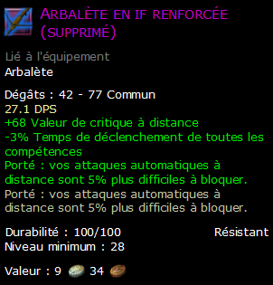 Arbalète en if renforcée (supprimé)