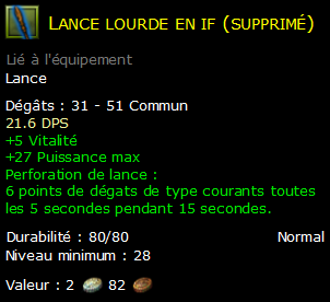 Lance lourde en if (supprimé)