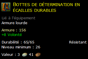 Bottes de détermination en écailles durables